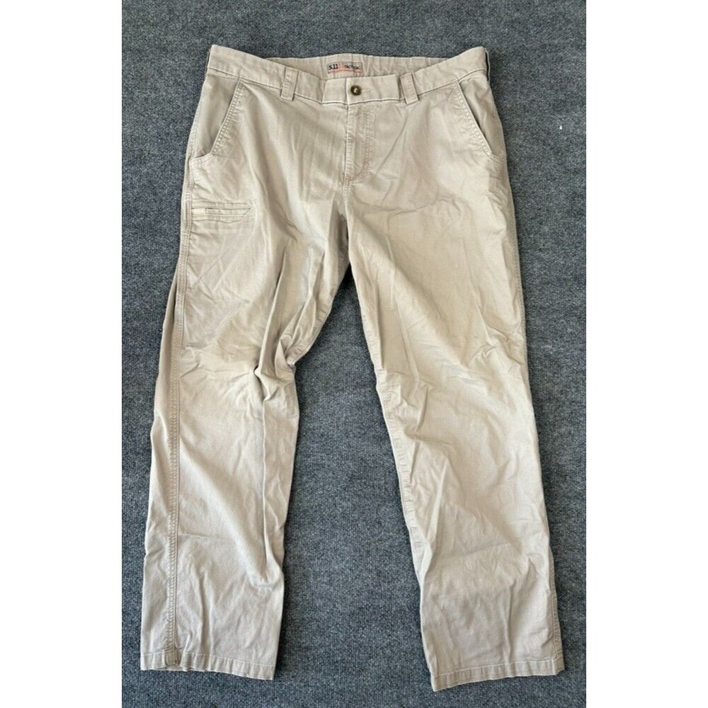5.11 Tactical Men's Scout Chino Duty Uniform Pant 74535 Beige Khaki 40x32(40x31)